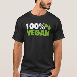 100 Vegan pflanzlich basiert Veganismus Gemüse Ess T-Shirt