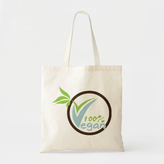 100% vegane Leinwand-wiederverwendbare Taschen (Vorne)