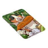 100% Veggie Happy Guinea Schweinefleisch mit Karot Magnet (Rechte Seite)