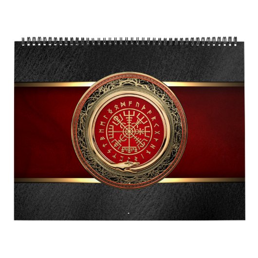 [100] Vegvisir - Viking Gold Magic Runic Compass Kalender (Titelbild)