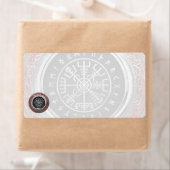 [100] Vegvisir - Viking Silver Magic Runic Compass (Insitu)