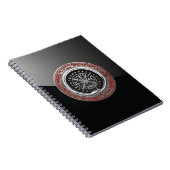 [100] Vegvisir - Viking Silver Magic Runic Compass Notizblock (Rechte Seite)