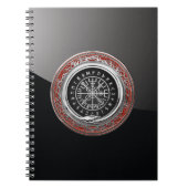 [100] Vegvisir - Viking Silver Magic Runic Compass Notizblock (Vorderseite)