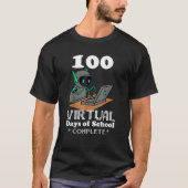 100 Virtual Days Of School Remote Learning Elearni T-Shirt (Vorderseite)