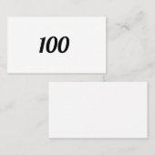 100 VISITENKARTE (Vorne/Hinten)