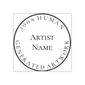 100% vom Menschen erzeugte Kunst Custom Artist Nam Gummistempel (Prägung)