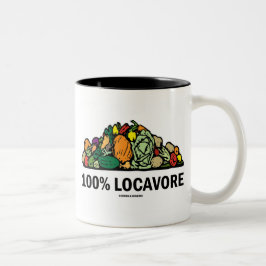 100 % Vorrat (Stück Gemüse) Zweifarbige Tasse