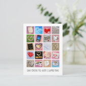 100 Wege zu sagen, ich Liebe Sie Postkarte (Stehend Vorderseite)