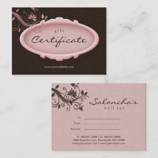 /100 Wellness-Center mit Geschenkgutscheinen für S Rabattkarte (Vorne/Hinten)