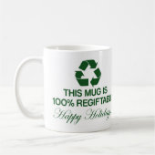 100% wieder verschenkbare Tasse (Links)