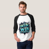 100% Win-Win Herren Basic 3/4 Sleeve Raglan T - Sh T-Shirt (Vorne ganz)
