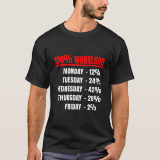 100 Workload Effectiveness Office T-Shirt
