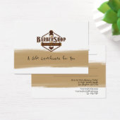 100 x Business LOGO Geschenkgutscheine Friseur Sho (Schreibtisch)