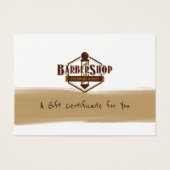 100 x Business LOGO Geschenkgutscheine Friseur Sho (Vorderseite)