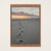 100 x Fußspuren in den Sand-Gebet-Karten (Rückseite)