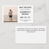 100 x HAUSHALT Foto Retten Daten Minimalistisch Ei Visitenkarte (Vorne/Hinten)