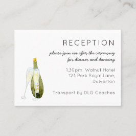 100 x Hochzeitssaftkarten - Details zu den Routenk Visitenkarte