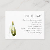 100 x Hochzeitssaftkarten - Details zu den Routenk Visitenkarte (Rückseite)