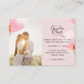 100 x MINI Foto Hochzeit Einladung QR Code Details (Vorderseite)