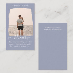100 x Minimalistisches FOTO Einladung Hochzeit Det