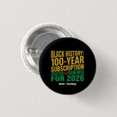 100-Year Black History Subscription Status Renewed Button (Vorne & Hinten)
