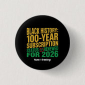 100-Year Black History Subscription Status Renewed Button (Vorderseite)