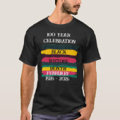 100 year celebration black history month 2026 T-Shirt (Vorderseite)