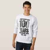 100 Years Negro History Week Black HIstory Month Sweatshirt (Vorne ganz)