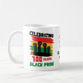 100 Years Souvenir Centennial Black History Month Kaffeetasse (Links)