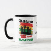 100 Years Souvenir Centennial Black History Month Tasse (Links)