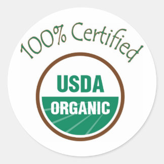 100 % zertifizierte USDA Bio Stickers