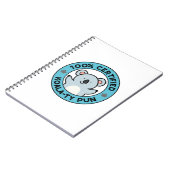 100% zertifizierter Koala-ty Pun Funny Koala Pun Notizblock (Linke Seite)