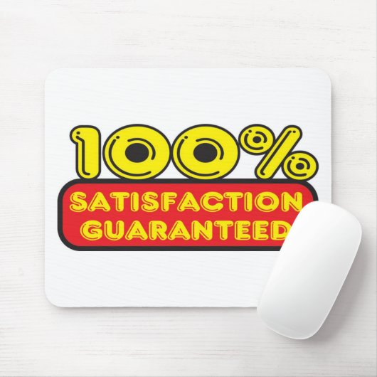 100% Zufriedenheitsgarantie Mousepad (Mit Mouse)