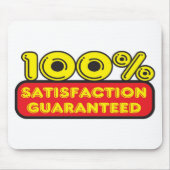 100% Zufriedenheitsgarantie Mousepad (Vorne)