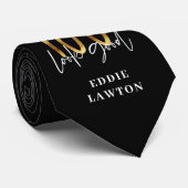 100 zum Geburtstag guten Goldes machen Krawatte (Gerollt)