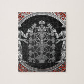 [100] Zwei Silberninurtas mit Baum des Lebens Puzzle (Vertikal)