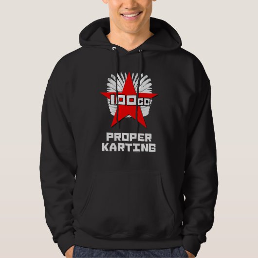 100cc richtiger Karting Hoodie (Vorderseite)
