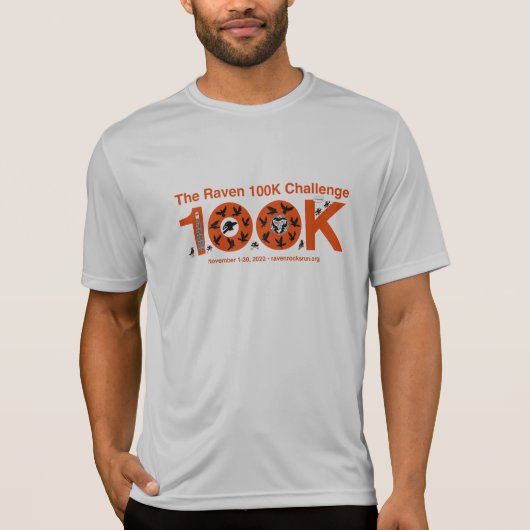 100k-Herausforderung Shirt 2022 Jahr (Vorderseite)