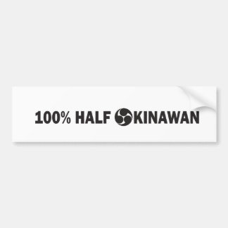 100PercentHalfOkinawan.pdf Autoaufkleber