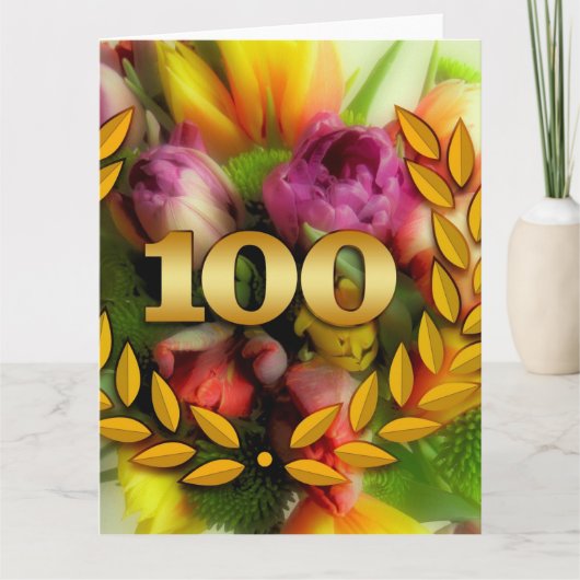 100th anniversary karte (Vorderseite)