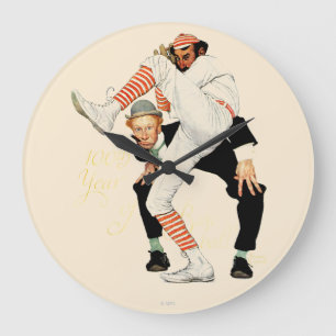 100th Anniversary of Baseball Große Wanduhr