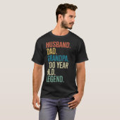 100th Birthday Husband Dad Grandpa Year Old Legend T-Shirt (Vorne ganz)