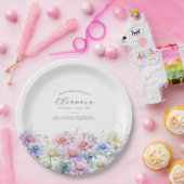 100th Birthday September Birth Month Flower Pappteller (Party)