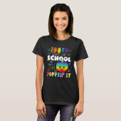 100th Day And Still Poppin 100 Days Of School Boys T-Shirt (Vorne ganz)