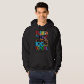 100th Day I Crush 100 Days Of School Monster Truck Hoodie (Vorne ganz)