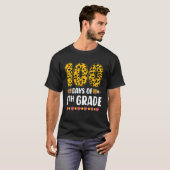 100th Day Of 5th Grade Teachers Leopard 100 Days O T-Shirt (Vorne ganz)