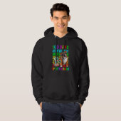 100th Day Of 9th Grade Boys Kids English Bulldog D Hoodie (Vorne ganz)