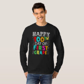 100th Day of First Grade Teachers Kids Child Happy T-Shirt (Vorne ganz)