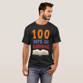 100th Day of School 100 Days of Learning Smarter T T-Shirt (Vorne ganz)