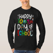 100th Day of School 100 Days of School Teacher Stu T-Shirt (Vorderseite)